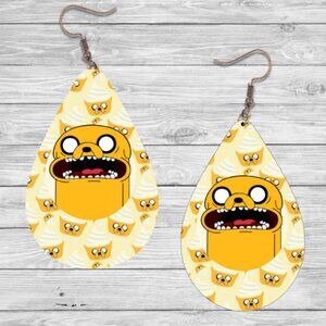 Adventure Time Earrings: Hypoallergenic